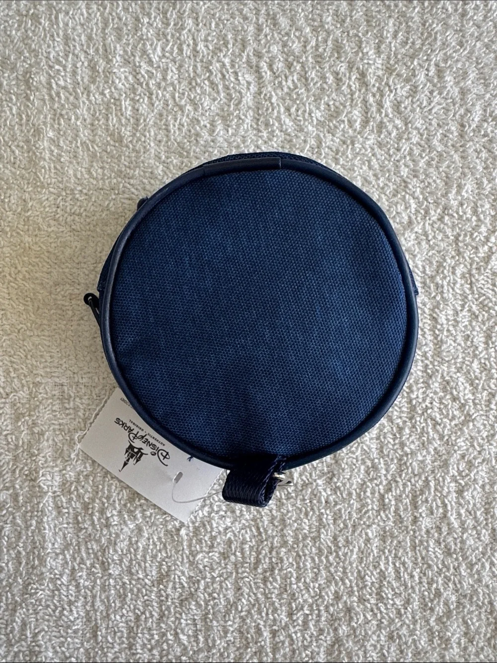 Disney Disneyland Resort Navy Round Mickey & Friends Character Coin Pouch Wallet